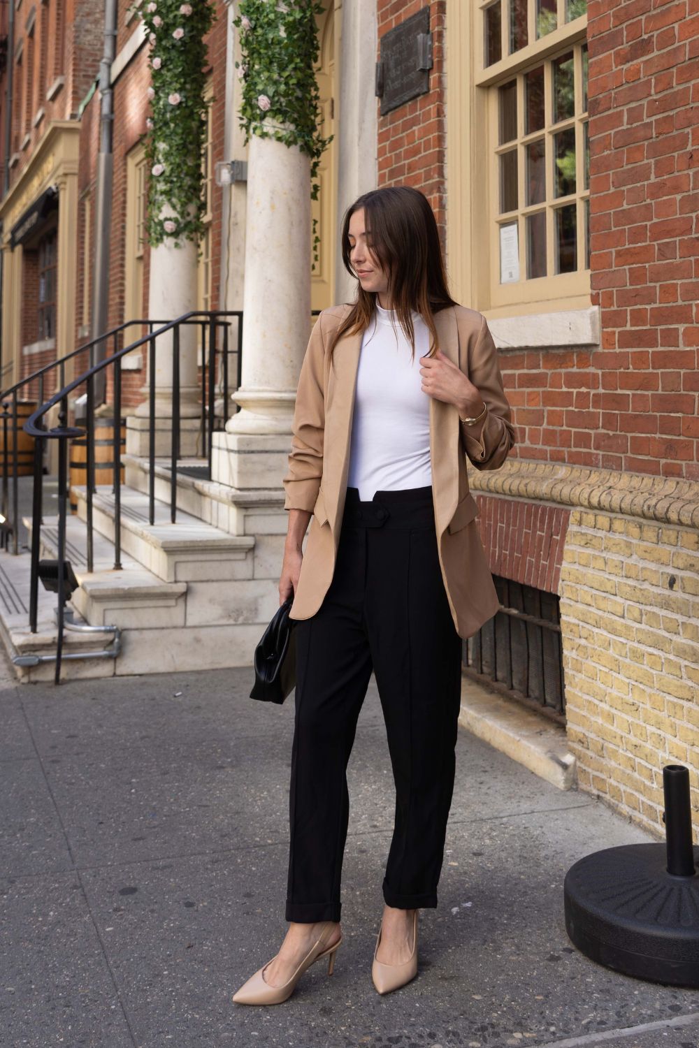 Petite High Waist Ankle Pants (Black) XL Petite High Waist Ankle Pants (Black) XL