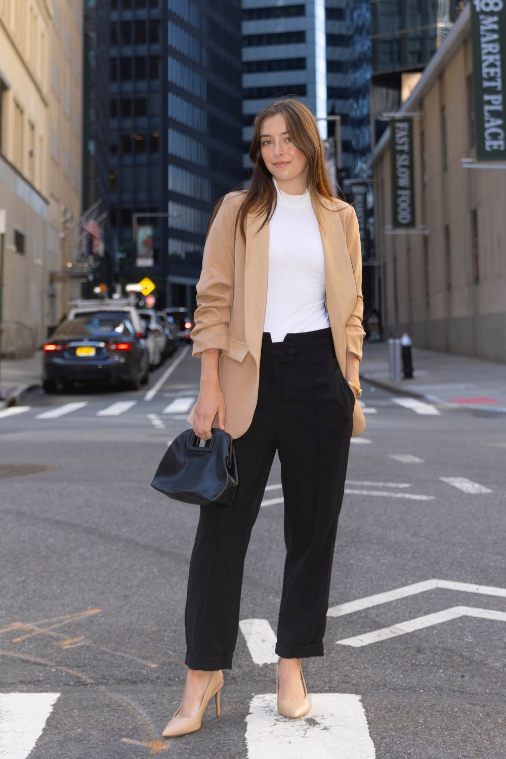 Petite High Waist Ankle Pants (Black) – Petite Dressing