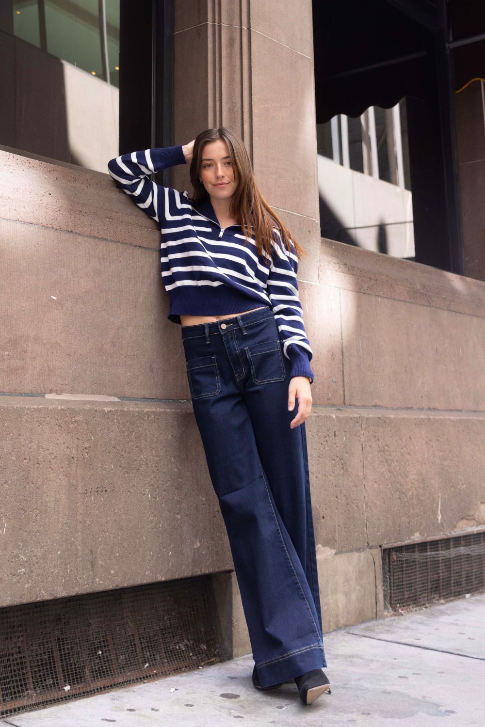 Bootcut Jeans High Waisted Petite Jeans Petite High Rise Wide Leg